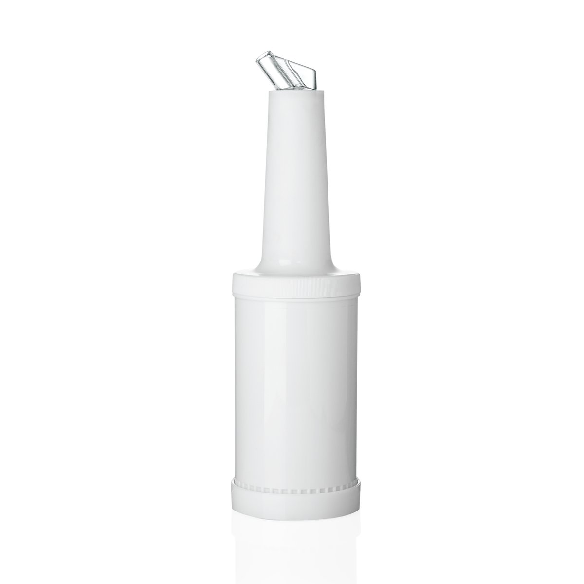 Dosier- und Vorratsflasche 1 L Höhe 32 cm weiss