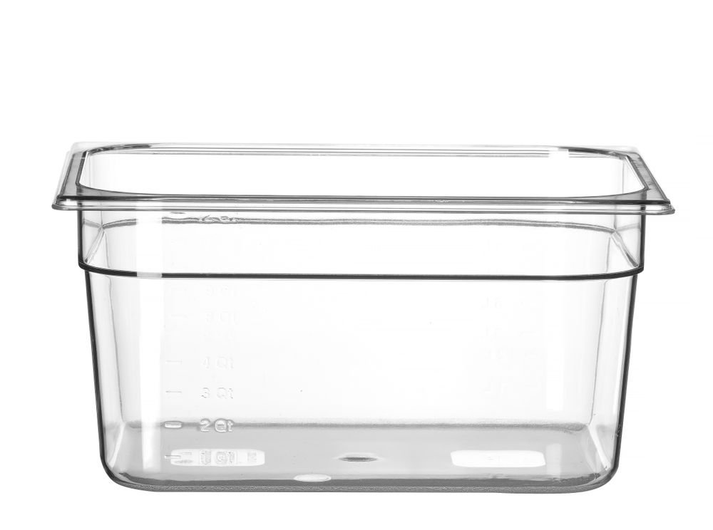 Gastronorm-Behälter 1/2, HENDI, Profi Line, GN 1/2, 9,5L, Transparent, 325x265x(H)150mm