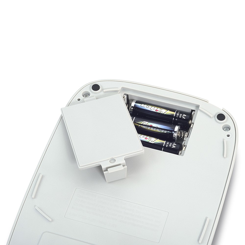 Portable Küchenwaage Kapazität 0,62 kg, Teilung 0,1 g, Abmessung 144 x 205 x 41 mm mm (BxTxH)