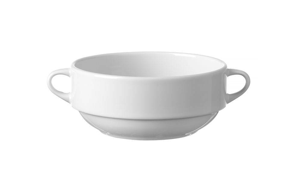 Suppenschale, HENDI, 0,34L, Weiß, ⌀160mm