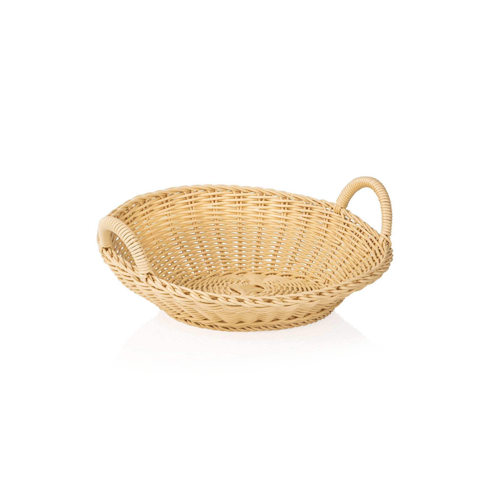 Brötchenschütte mit Griff Ø 36,5 cm hellbeige Brötchenschütte mit Griff Ø 36,5 cm hellbeige