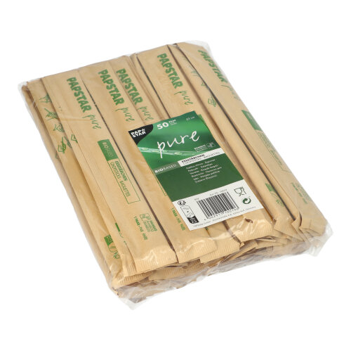 50 Paar Essstäbchen "pure" 23 cm einzeln gehüllt 25000 Paar Essstäbchen "pure" 23 cm einzeln gehüllt