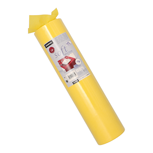 112 Tischläufer, stoffähnlich, Vlies "soft selection" 24 m x 40 cm gelb