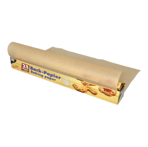 768 Backpapier 25 m x 38 cm braun in Faltschachtel