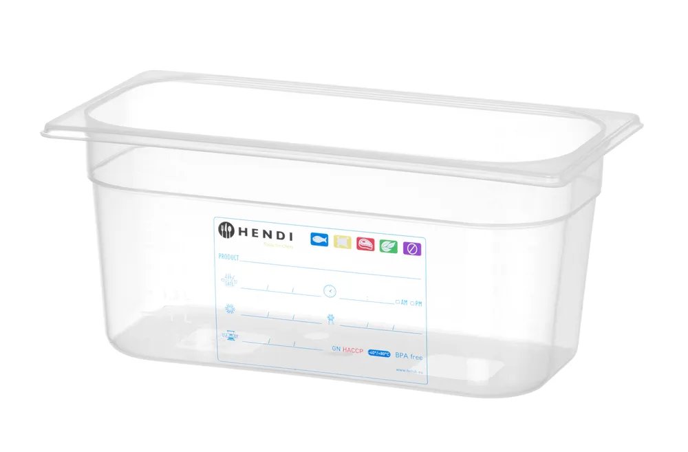 Gastronorm-Behälter 1/3, GN 1/3, 5,7L, Transparent, 325x176x(H)150mm