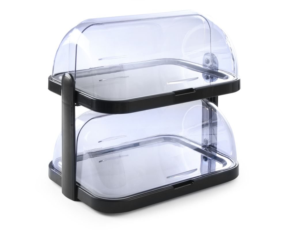 Rolltop-Kühldisplay, doppelt, HENDI, 440x320x(H)440mm