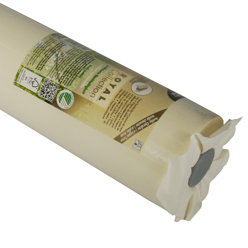 4 Tischläufer, Tissue "ROYAL Collection" 24 m x 40 cm champagner