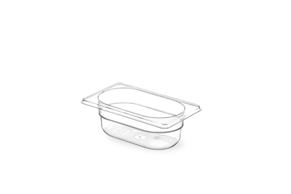 Gastronorm-Behälter 1/9, HENDI, GN 1/9, 0,6L, Transparent, 176x108x(H)65mm