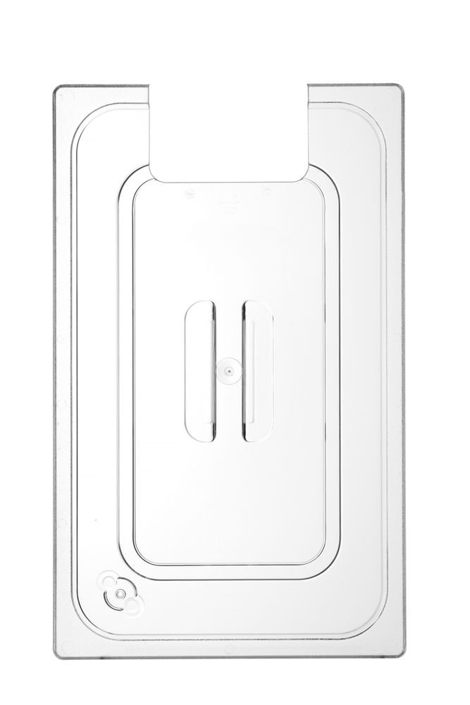 Gastronorm-Deckel mit Sous-Vide-Stick-Aussparung, HENDI, GN 1/1, Transparent, 530x325mm