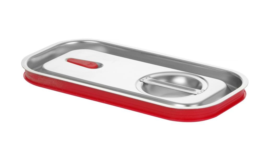 Gastronorm-Deckel mit Silikonrand, HENDI, Kitchen Line, GN 1/9, 156x142mm