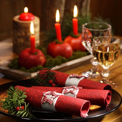 20 Servietten "ROYAL Collection" 1/4-Falz 40 cm x 40 cm rot "Just Stars" 12000 Servietten "ROYAL Collection" 1/4-Falz 40 cm x 40 cm rot "Just Stars"