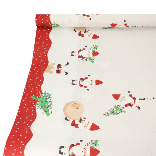 216 Tischdecke, Papier 6 m x 1,2 m "Lutins de Noel"