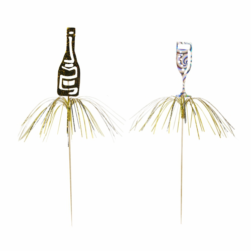 10 Deko-Picker 23 cm "Holographie" 38400 Deko-Picker 23 cm "Holographie"