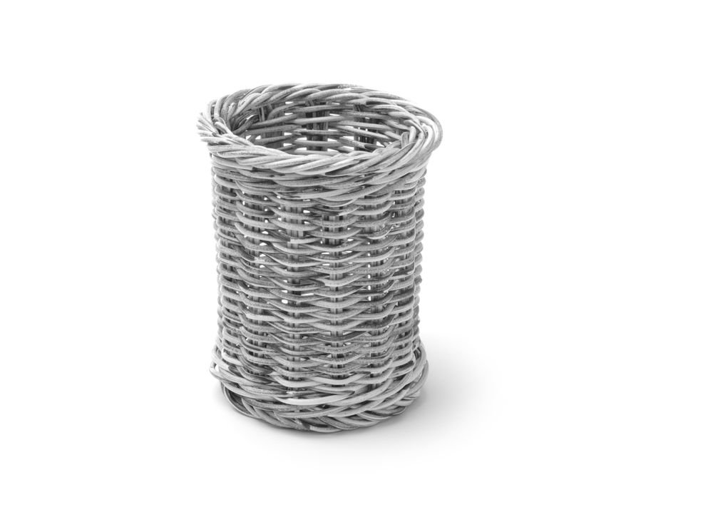 Besteckkorb, HENDI, Hellgrau, ⌀100x(H)120mm
