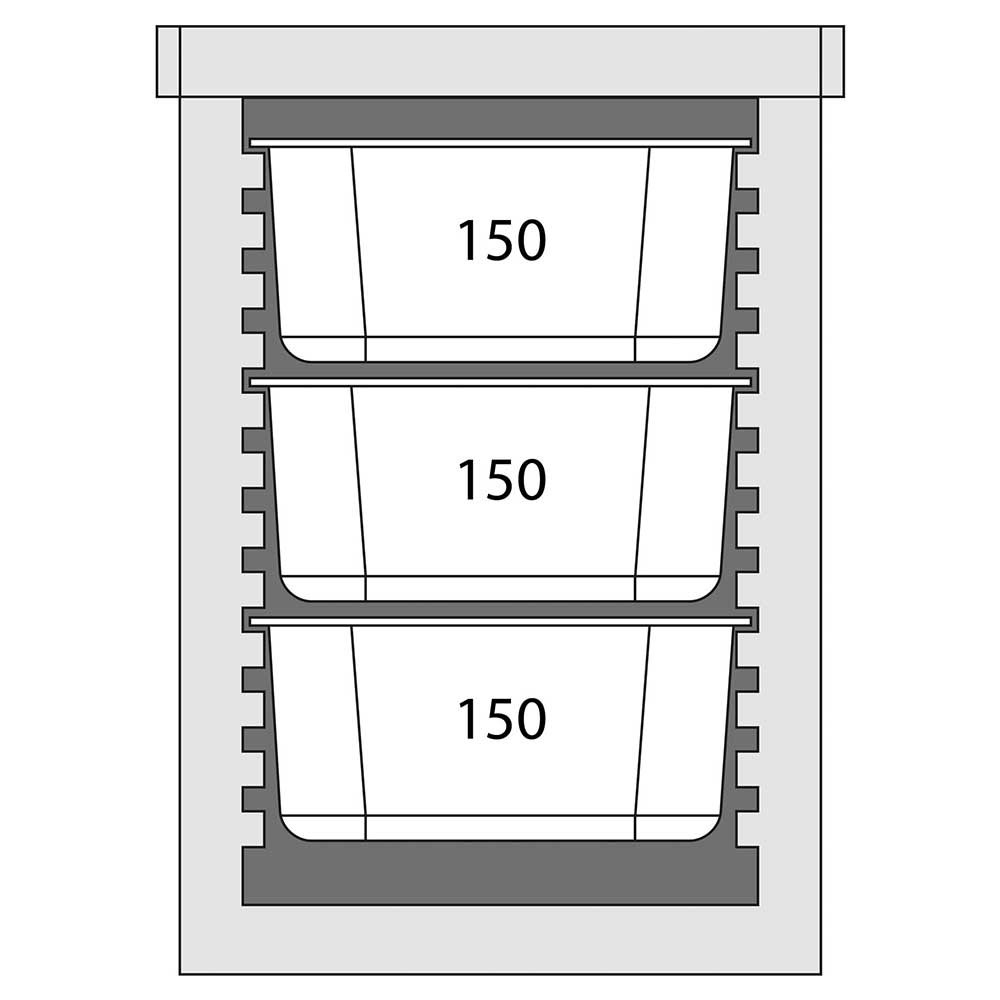 Thermobox Frontlader für 6x GN 1/1 (65 mm)