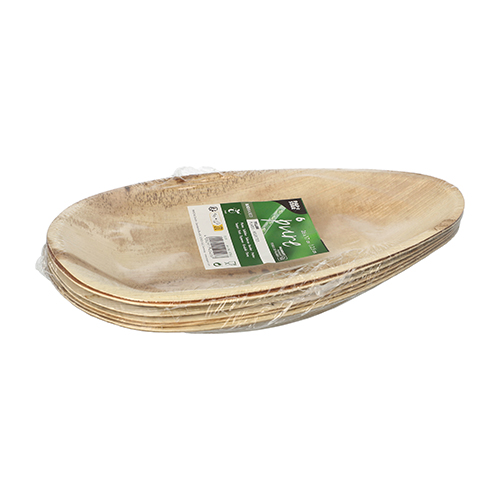 2880 Teller, Palmblatt "pure" oval 26 cm x 17 cm x 2,5 cm