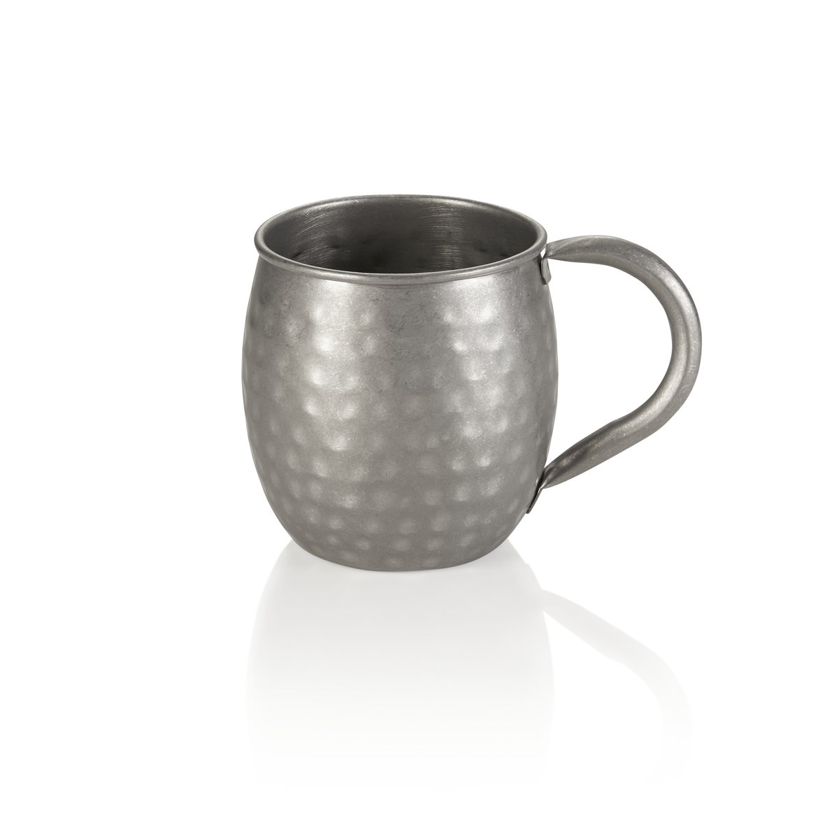 Moscow Mule Set, 0,45 ltr., Ø 8,5 cm, Höhe 10 cm, vintage, gehämmert, Set á 2 Stück Moscow Mule Set, 0,45 ltr., Ø 8,5 cm, Höhe 10 cm, vintage, gehämmert, Set á 2 Stück