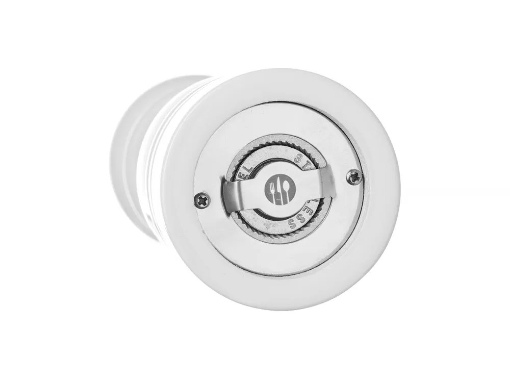 Salzmühle aus Holz, Weiß, ⌀55x(H)215mm