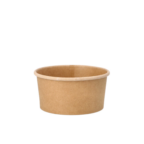 7000 Suppenbecher, Pappe rund 180 ml Ø 9,8 cm · 4,9 cm braun