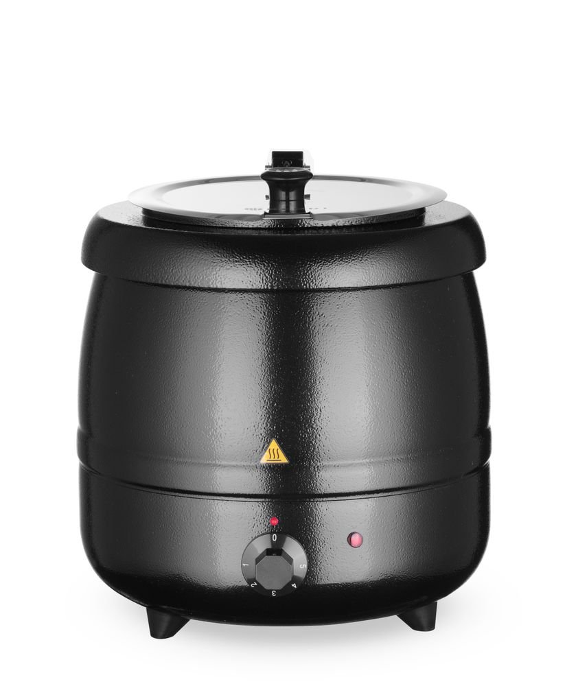 Suppenkessel, HENDI, Kitchen Line, 8L, Schwarz, 230V/400W, ⌀330x(H)363mm