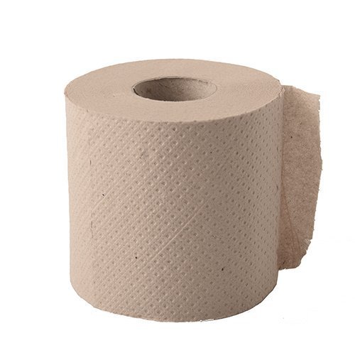 48 Rollen Toilettenpapier Tissue 10 cm x 9,5 cm hellbraun "soft" 2-lagig, 300 Blatt, Recycling 768 Rollen Toilettenpapier Tissue 10 cm x 9,5 cm hellbraun "soft" 2-lagig, 300 Blatt, Recycling