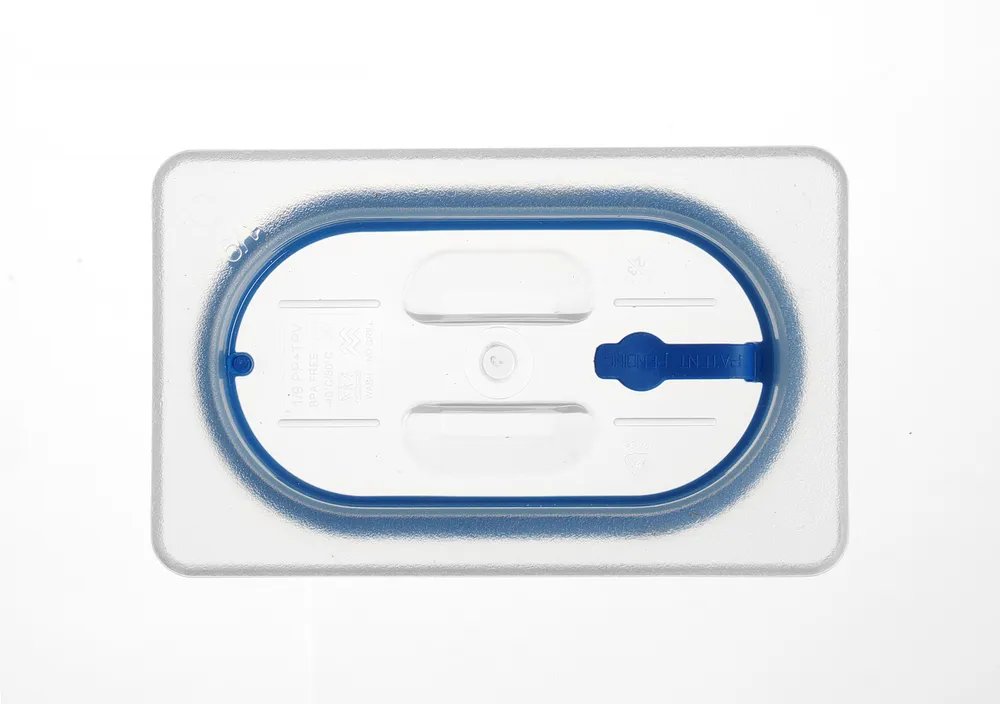 Gastronorm Deckel, luftdicht verschließbar, GN 1/9, Transparent, 176x108mm