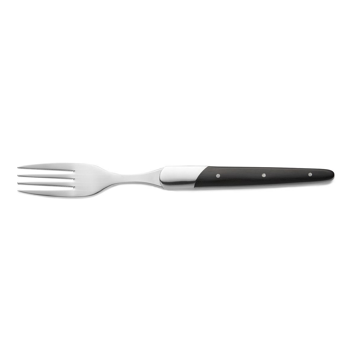 Steakgabel Set CARLOS, mit schwarzem Sandelholzgriff, 22,5 cm