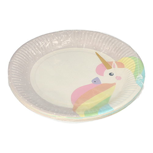 200 Teller, Pappe rund Ø 23 cm "Unicorn" 12000 Teller, Pappe rund Ø 23 cm "Unicorn"