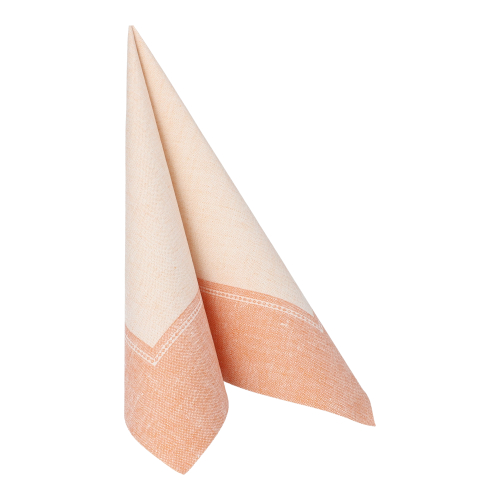 12500 Servietten "ROYAL Collection" 1/4-Falz 40 cm x 40 cm terracotta "Linum"