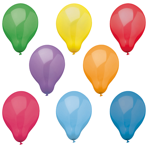 22400 Luftballons Ø 25 cm farbig sortiert