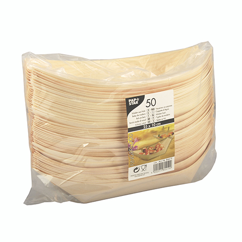 500 Fingerfood - Schalen, Holz "pure" 25 cm x 10 cm "Schiffchen" 9000 Fingerfood - Schalen, Holz "pure" 25 cm x 10 cm "Schiffchen"