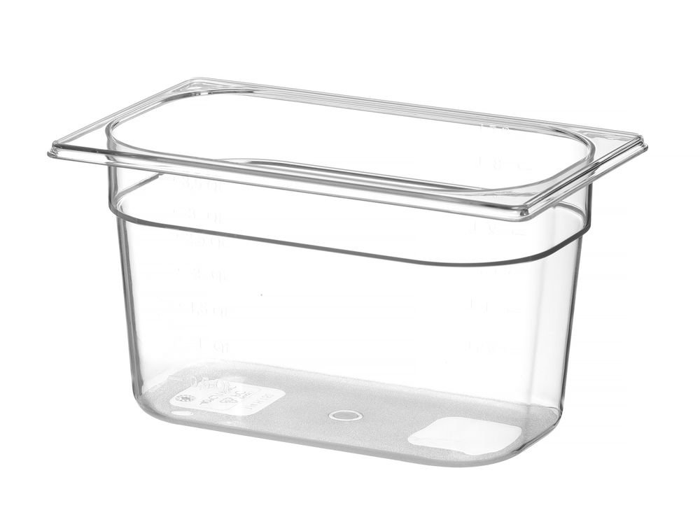 Gastronorm-Behälter 1/4, HENDI, Profi Line, GN 1/4, 5,5L, Transparent, 265x162x(H)200mm Gastronorm-Behälter 1/4, HENDI, Profi Line, GN 1/4, 1,8L, Transparent, 265x162x(H)65mm