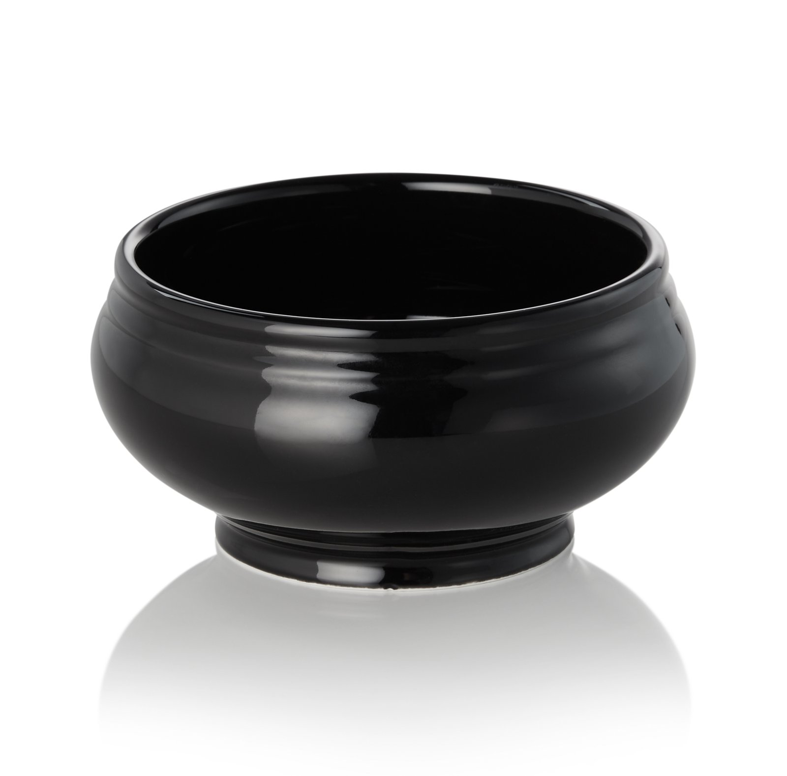 Terrine, 0,5 ltr., Ø 12,5 cm, schwarz glänzend, Porzellan Terrine, 0,5 ltr., Ø 12,5 cm, schwarz glänzend, Porzellan