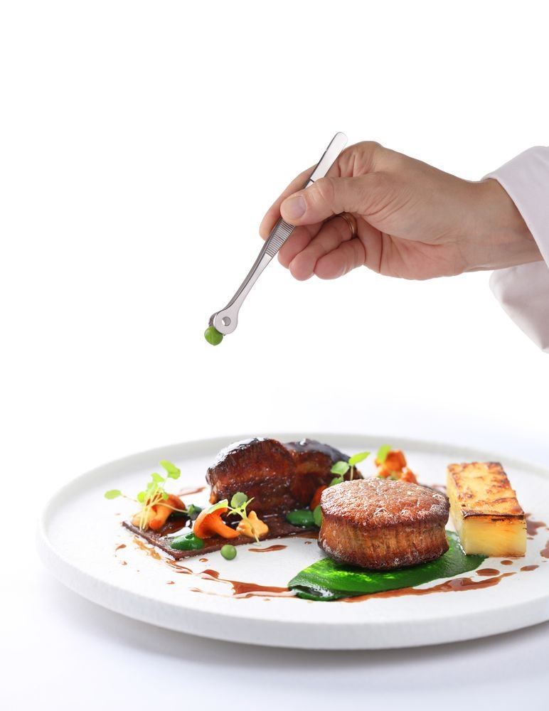 Pinzette, runder Kopf, HENDI, (L)150mm Pinzette, runder Kopf, (L)305mm