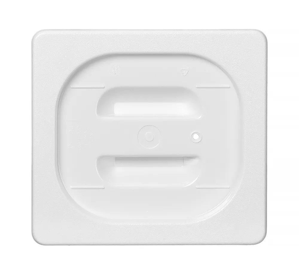 Gastronorm Deckel, GN 1/6, Weiß, 176x162mm Gastronorm Deckel, GN 1/6, Weiß, 176x162mm