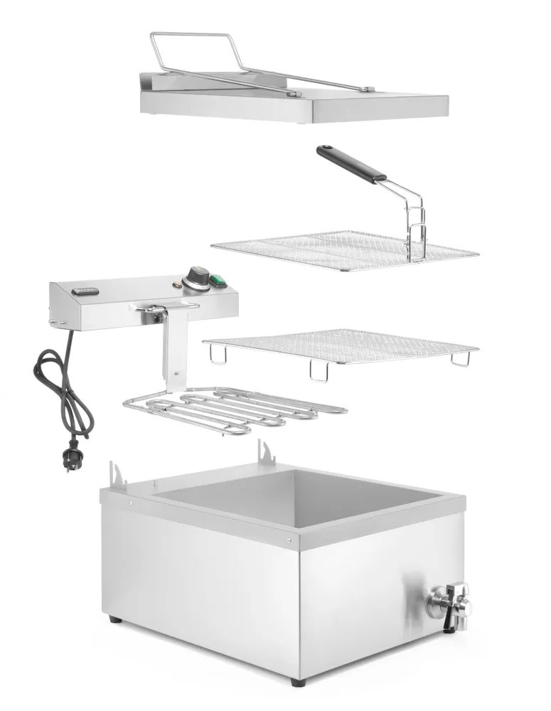 Donut-Fritteuse, 12L, 230V/3500W, 630x860x(H)438mm Donut-Fritteuse, 12L, 230V/3500W, 630x860x(H)438mm