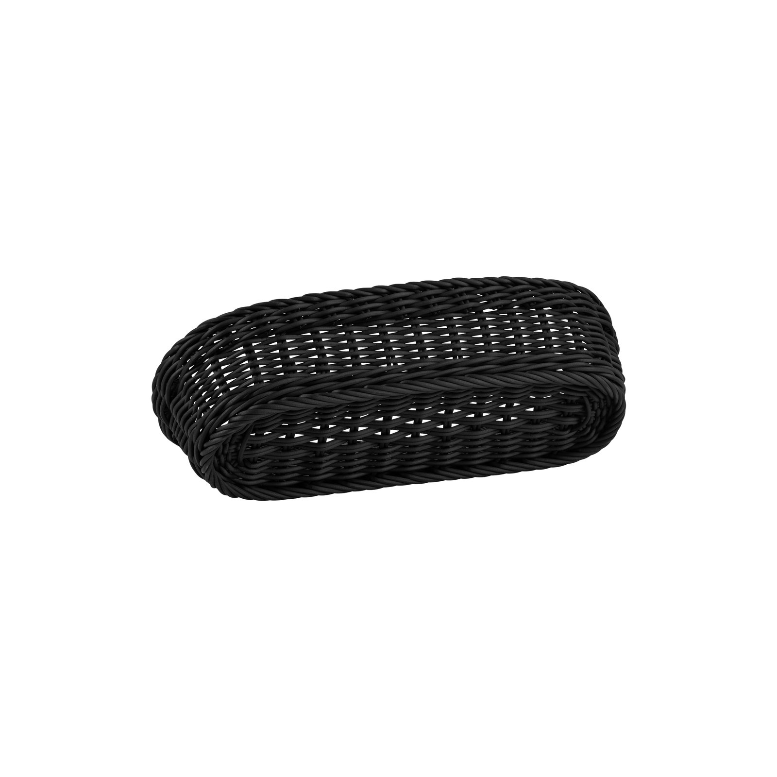 Baguettekorb 40 x 16 x 8 cm, schwarz
