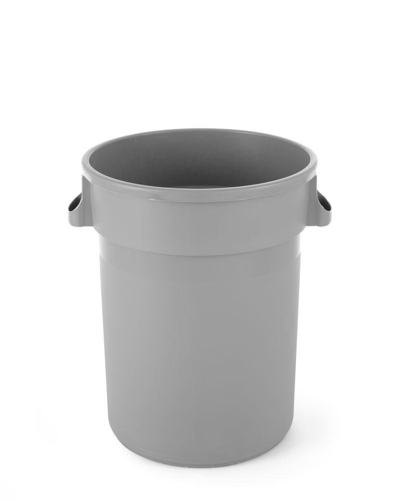 Abfalleimer rund, AmerBox, 120L, Hellgrau, ⌀550x(H)690mm Abfalleimer rund, AmerBox, 120L, Hellgrau, ⌀550x(H)690mm
