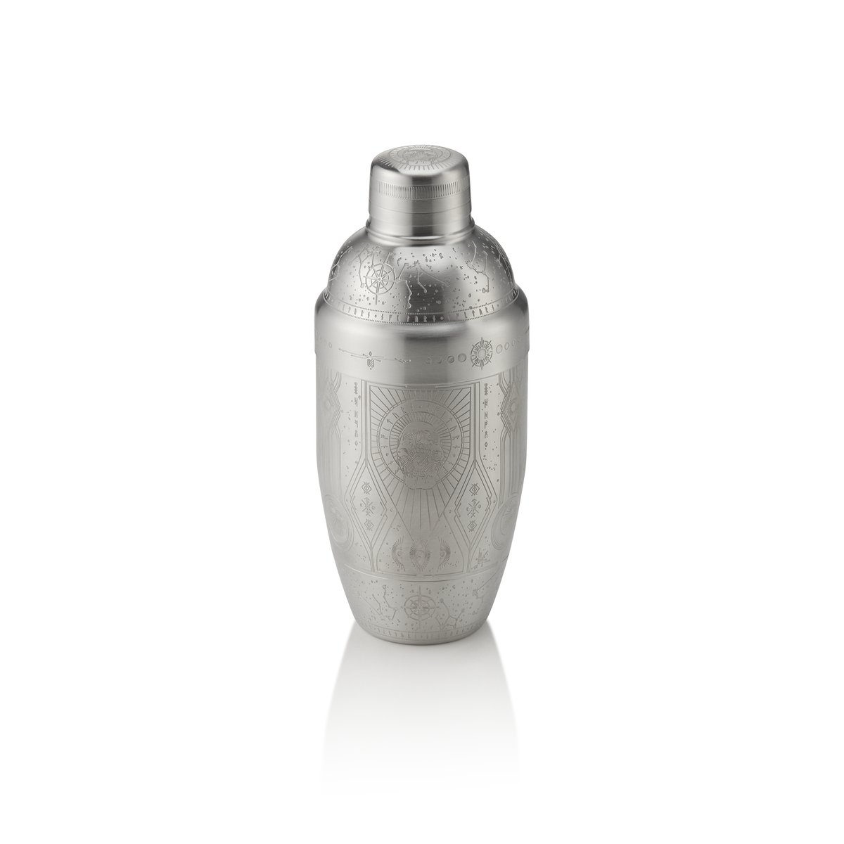 Shaker Tattoo NOCTURN, 0,5 ltr., Ø 8,5 cm, silber Shaker Tattoo NOCTURN, 0,5 ltr., Ø 8,5 cm, silber
