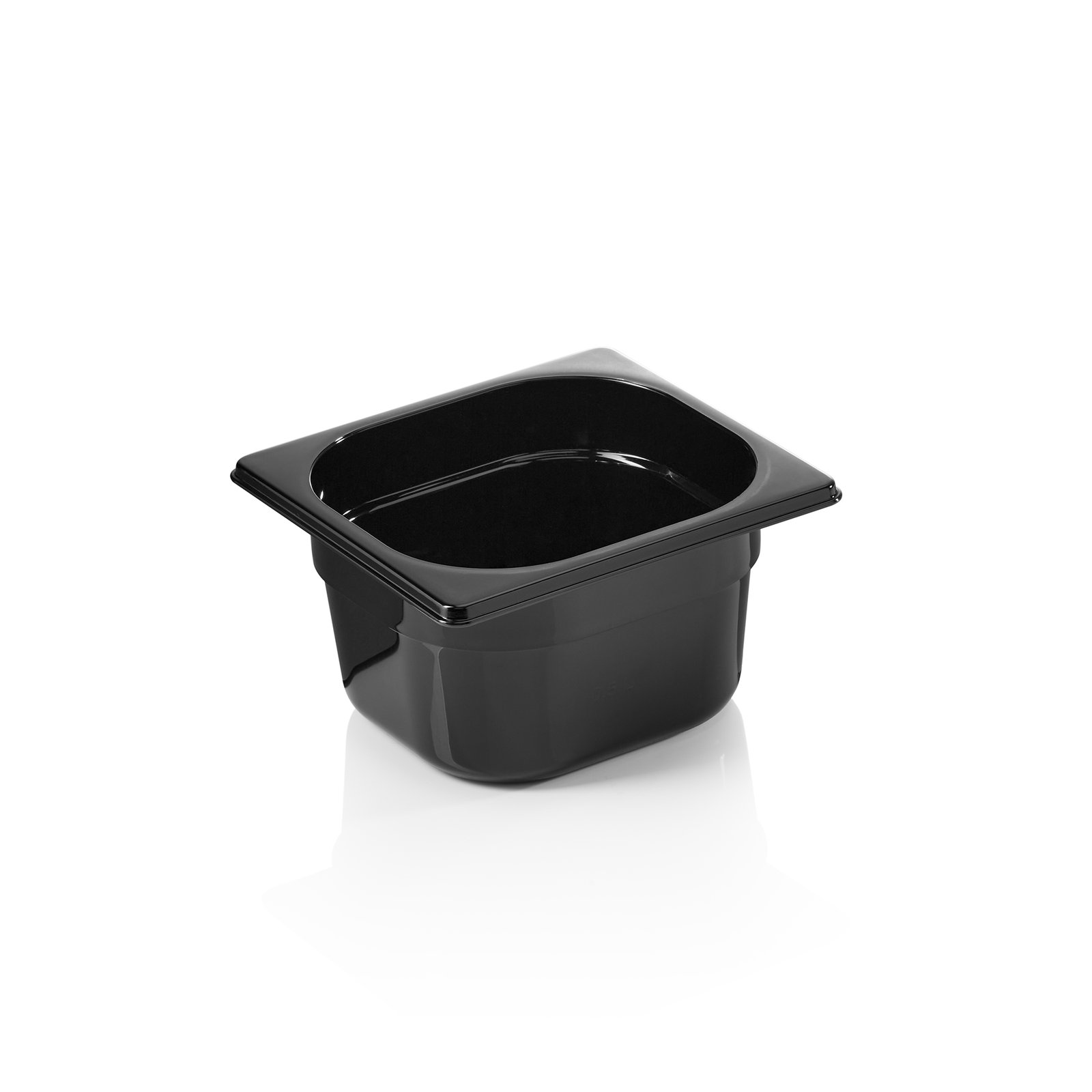 GN Behälter GN 96 BLACK 1/6-100 mm, schwarz, Polycarbonat GN Behälter GN 96 BLACK 1/6-100 mm, schwarz, Polycarbonat