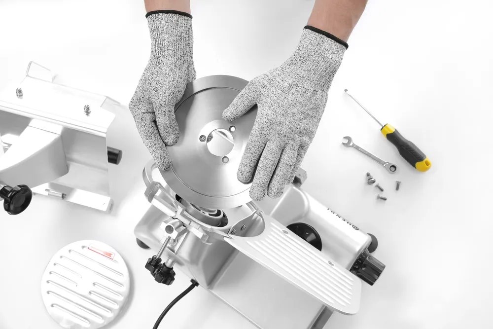 Schnittfeste Handschuhe, zertifiziert – 2 Stk., (L)260mm