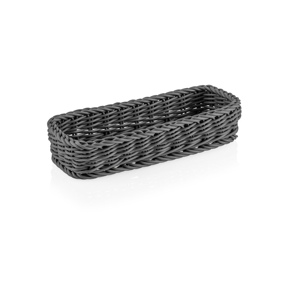 Besteckkorb 27 x 10 x 5 cm, grau