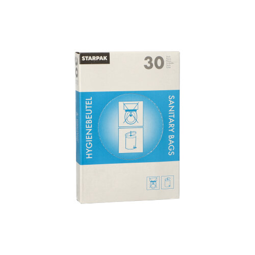 72000 Hygienebeutel 28,5 cm x 8 cm x 7 cm weiss im Spenderkarton