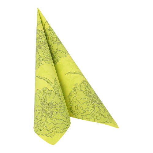12500 Servietten "ROYAL Collection" 1/4-Falz 40 cm x 40 cm grün "Thalia"