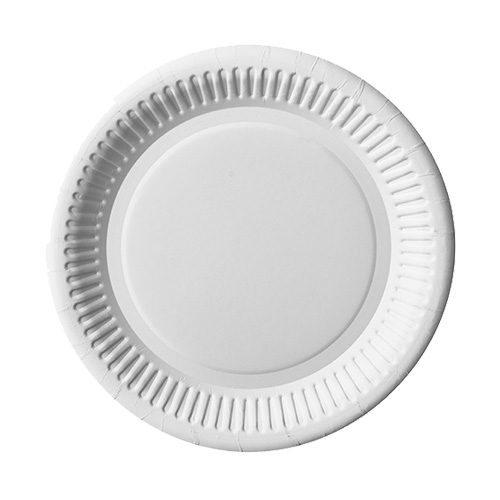 20000 Teller, Pappe "pure" rund Ø 20 cm weiss