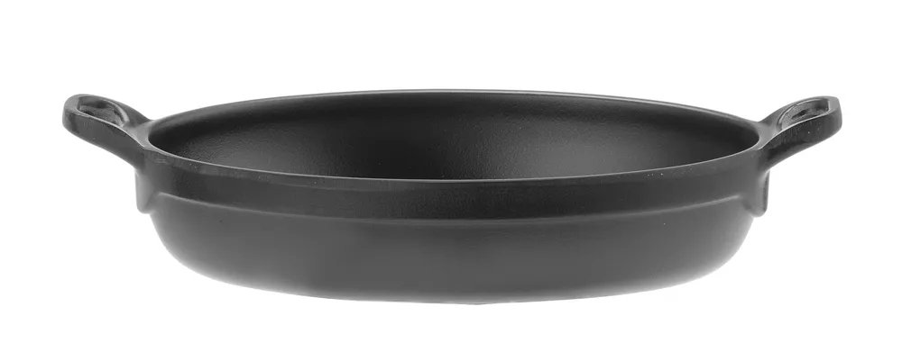 Miniatur-Pfanne, oval, Fine Dine, Schwarz, 155x80x(H)37mm Miniatur-Pfanne, oval, Fine Dine, Schwarz, 155x80x(H)37mm