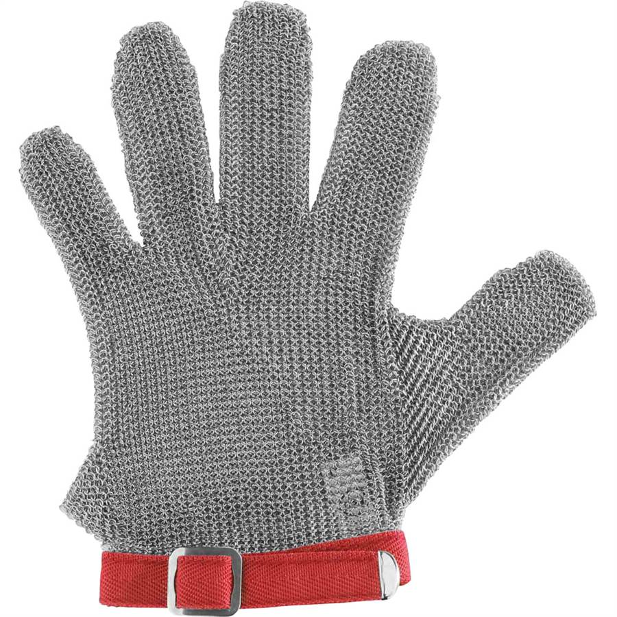 Stechschutzhandschuh, Kennung rot, Größe M