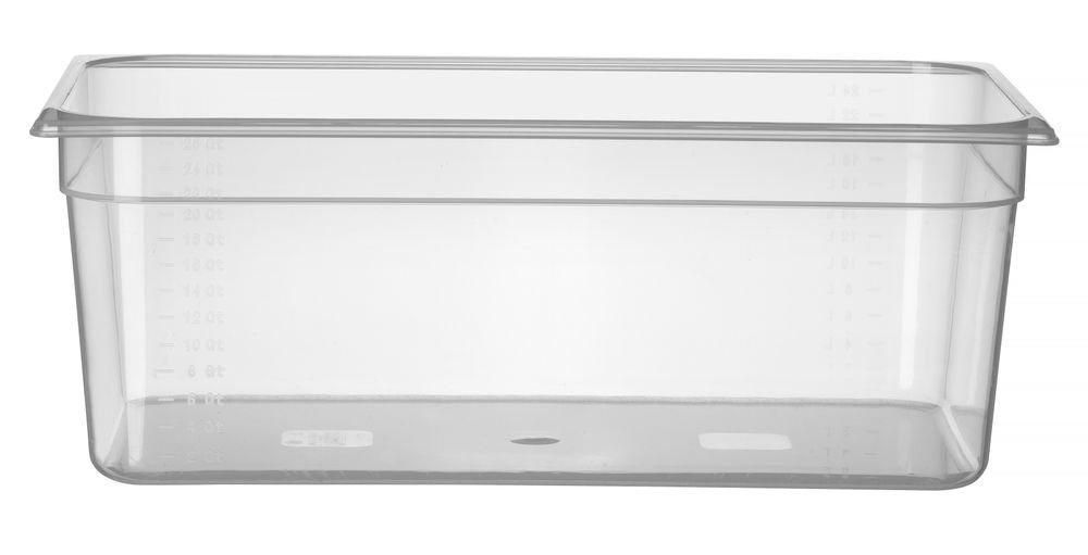 Gastronorm-Behälter 1/1, HENDI, Profi Line, GN 1/1, 28L, Transparent, 530x325x(H)200mm Gastronorm-Behälter 1/1, HENDI, Profi Line, GN 1/1, 14L, Transparent, 530x325x(H)100mm