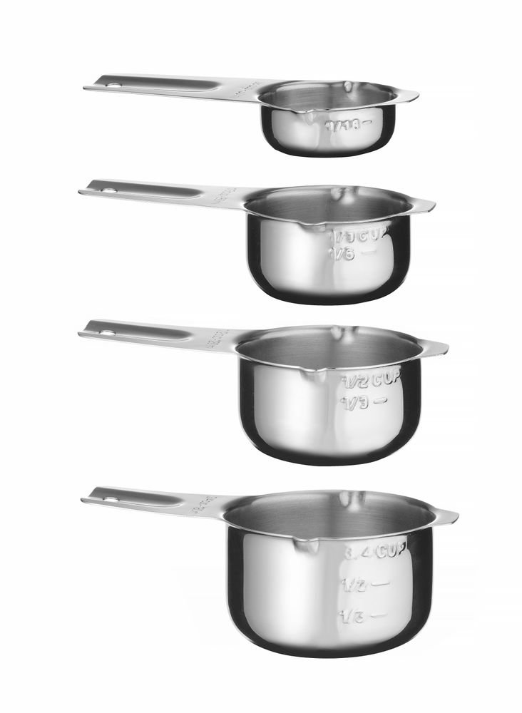 Messbecher - Set mit 4 Stk., HENDI, 135x80x(H)45mm Messbecher - Set mit 4 Stk., HENDI, 135x80x(H)45mm