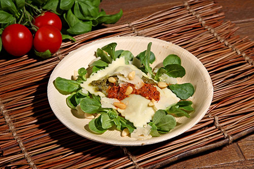 4000 Teller, Palmblatt "pure" rund Ø 18,5 cm · 2,5 cm